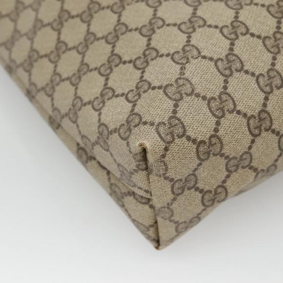 GUCCI GG Supreme Web Sherry Line Bag PVC Beige Green Red 40 02 003 Auth ki5541 - Picture 16 of 16